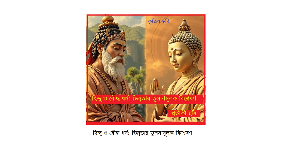 ধর্মচিন্তা | হিন্দু ও বৌদ্ধ ধর্ম: ভিন্নতার তুলনামূলক বিশ্লেষণ