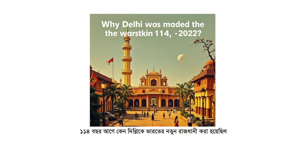 ১১৪ বছর আগে কেন দিল্লিকে ভারতের নতুন রাজধানী করা হয়েছিল