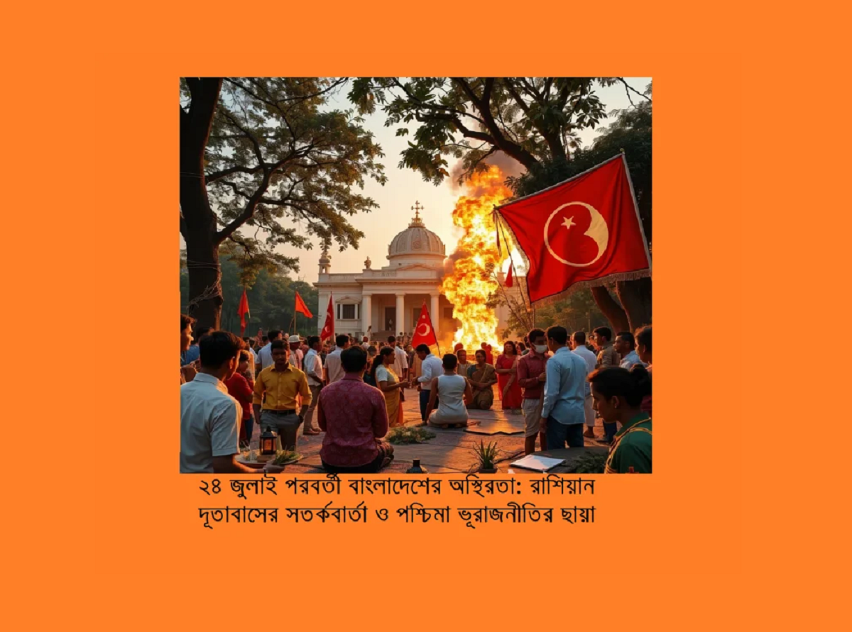 ২৪ জুলাই পরবর্তী বাংলাদেশের অস্থিরতা: রাশিয়ান দূতাবাসের সতর্কবার্তা ও পশ্চিমা ভূরাজনীতির ছায়া