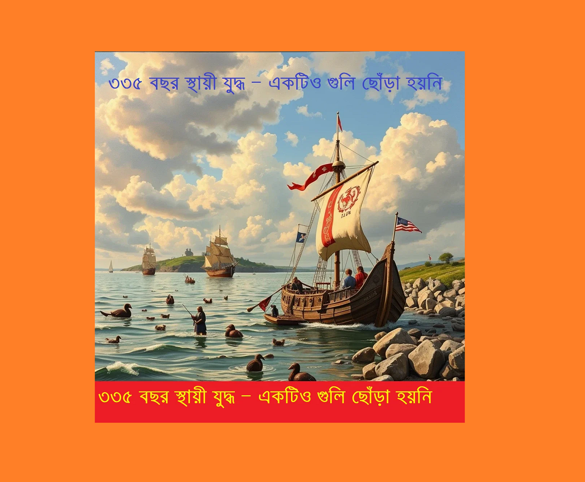 ৩৩৫ বছর স্থায়ী যুদ্ধ — একটিও গুলি ছুঁড়তে হয়নি 4 ৩৩৫ বছর স্থায়ী যুদ্ধ — একটিও গুলি ছুঁড়তে হয়নি